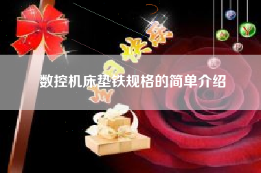 数控浙江机床垫铁规格的简单介绍