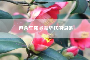 包含车床浙江减震垫铁的词条